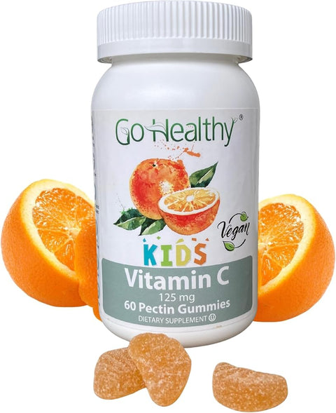 Go Healthy Vitamin C Gummies for Kids, Immune Support - 60 Servings