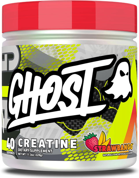 GHOST Creatine Monohydrate Powder, 5G OptiCreatine - Strawbango