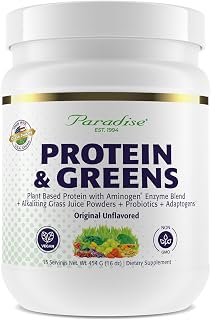 Paradise Herbs & Essentials Protein & Greens Powder, Unflavored
