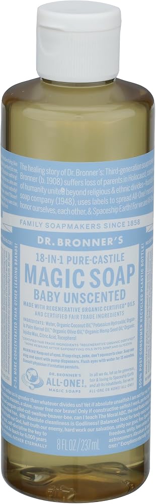 Dr Bronner'S Baby Soap Liquid Castile, 8 Fl Oz - Personal Care