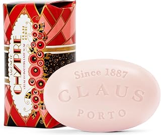 Claus Port - Chypre Cedar Poinsettia Bar Soap for Men + Women; 150g | 5.3oz - Personal Care