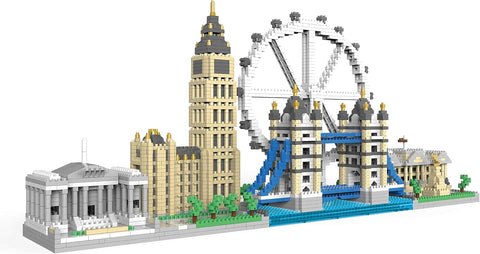 dOvOb London Skyline Micro Mini Blocks Set, Architecture Model for Adults
