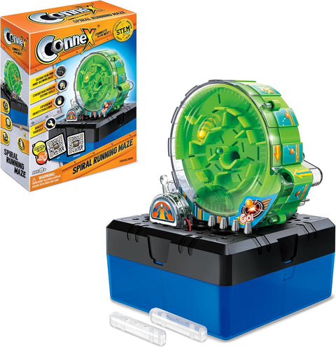 AMAZING TOYS ConneX Spiral Running Maze STEM Kit for Kids Ages 8+
