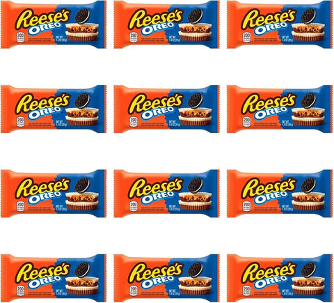 Big TOP DEALS USA Reese's Oreo Peanut Butter Cups | 1.4 oz Each, Reese's & Oreo Flavor, Multipack, Peanut Butter Filled, Chocolate Cups - Personal Care