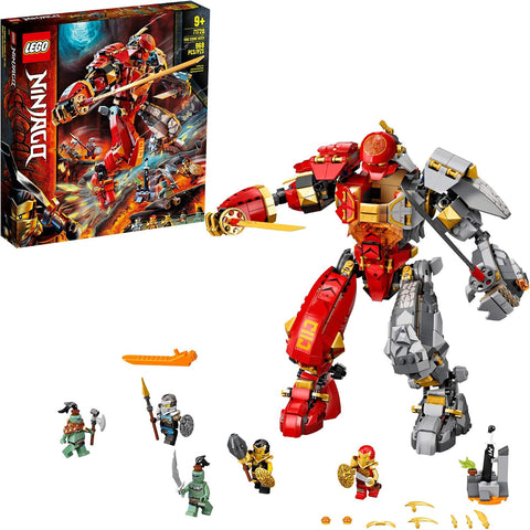 LEGO NINJAGO Fire Stone Mech 71720 Building Kit Featuring Ninja Mech (968 Pieces)