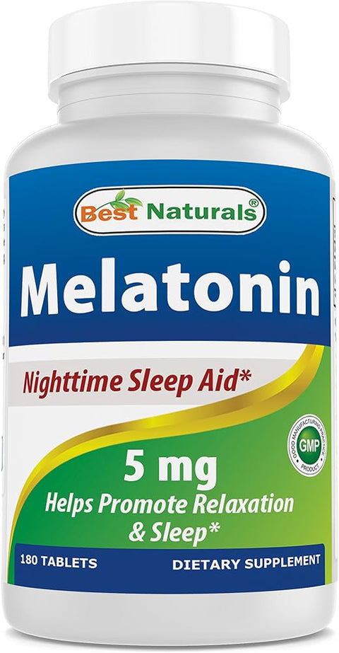 Best Naturals Melatonin 5 mg 180 Tablets