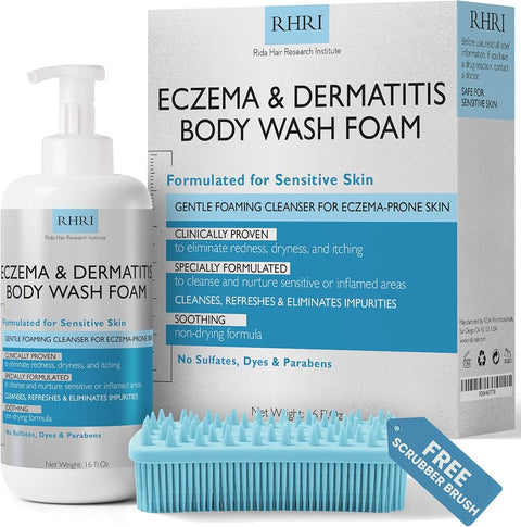 Eczema Body Wash Eczema Treatment Foaming Cleanser For Eczema Prone Skin - Personal Care