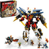 LEGO NINJAGO Ninja Ultra Combo Mech 4 in 1 Set 71765 with Toy Car, Jet Plane and Tank Toys Plus 7 Minifigures