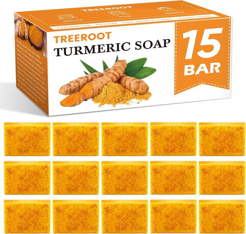 Turmeric Soap Bar for Face and Body, Kojic Acid Free - Personal Care