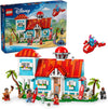 LEGO Disney Lilo and Stitch Beach House Toy - Building Playset for Kids, Girls and Boys, Ages 9+ - Includes 5 Minifigures - Disney Gift Idea for Fans of Lilo & Stitch Movie - 43268