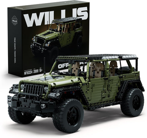 Nifeliz Willis 4x4 Off-Road Car Building Set, NF10324