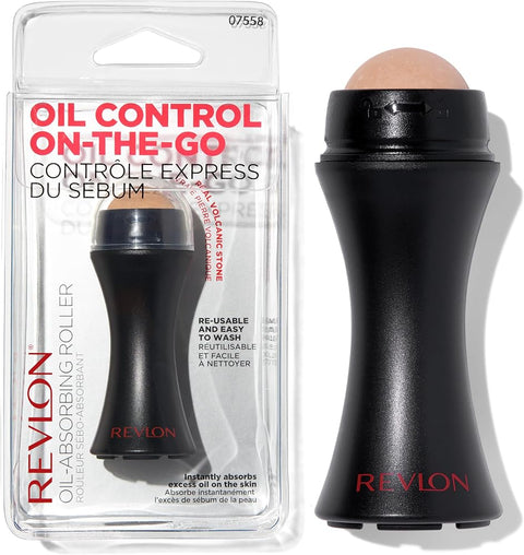 Revlon Oil-Absorbing Volcanic Face Roller, Black, 1 Count