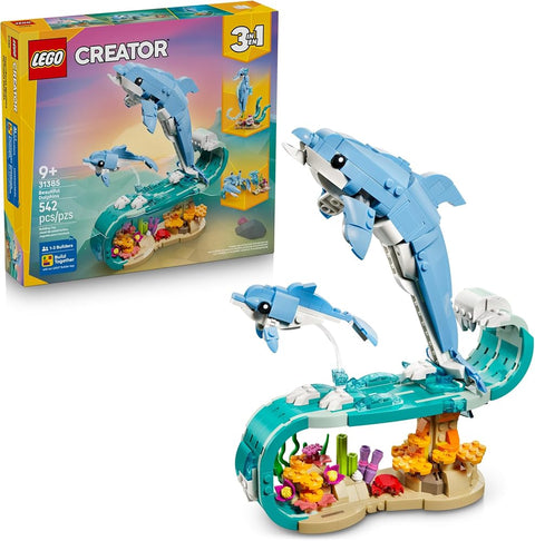 LEGO Creator 3 in 1 Sea Animals: Beautiful Dolphins 31385
