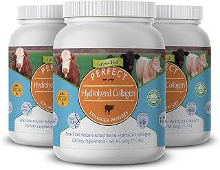 Perfect Supplements – Perfect Hydrolyzed Collagen Powder – 660g – All Natural Collagen - Promotes Healthy Skin – 3 Pack