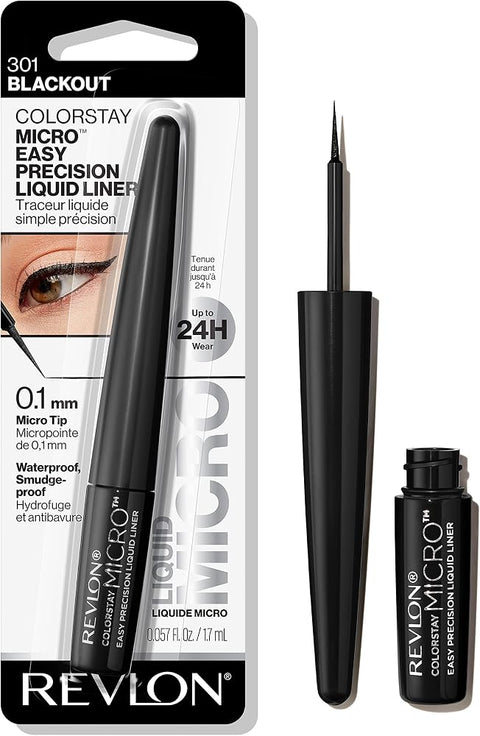 REVLON ColorStay Micro Easy Precision Liquid Liner, 301 Blackout
