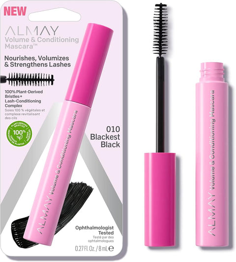 Almay Volume & Conditioning Mascara, 10 Blackest Black, 0.27 fl oz