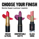 REVLON Super Lustrous The Luscious Mattes Lipstick, in Plum, 014 Shameless, 0.15 oz
