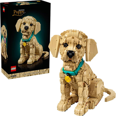 LEGO Icons Golden Retriever Puppy 11384