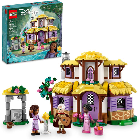 LEGO Disney Wish: Asha’s Cottage 43231 Building Toy Set, A Cottage for Role-Playing Life in the Hamlet, Collectible Gift This Holiday for Fans of the Disney Movie, Gift for Kids Ages 7 and up