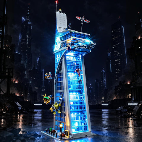 Nitemode Light Kit for LEGO 76269 Avengers Tower, Touch, Lights Only