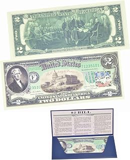 250th Anniversary Collectible $2 Bill | Independence Day 2 Dollar Bill 250 Anniversary Uncirculated Commemorative Coin Collectibles Replica Red