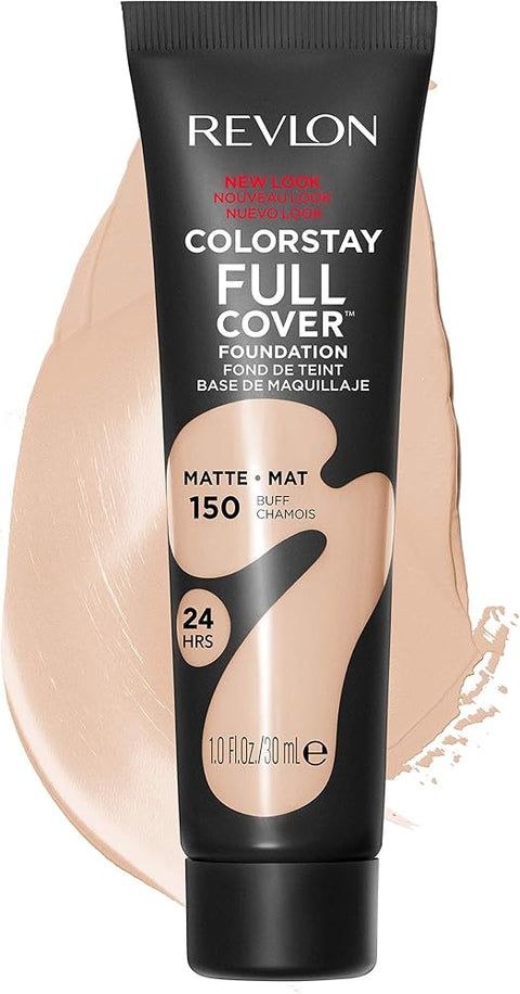 Revlon ColorStay Full Cover Foundation, 150 Buff, 1.0 fl oz