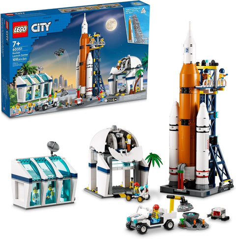 LEGO City Rocket Launch Center Building Toy Set 60351, NASA-Inspired Space Toy with Rocket, Launch Tower, Observatory, and Mission Control, Pretend Play Space Toy for Kids Boys Girls Age 7+ Years Old