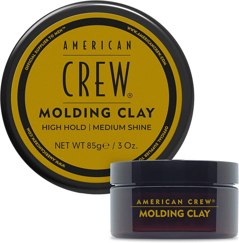 American Crew Men's Molding Clay, Strong Hold & Medium Shine, 3 oz