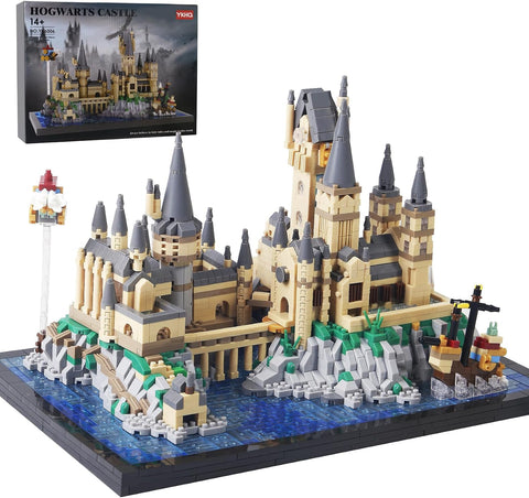 2900+PCS Micro Mini Hog Magic Castle Building Blocks Model Set,Creative Ideals Harry Tower Architecture,Unique Present for 14+ Kids or Adults