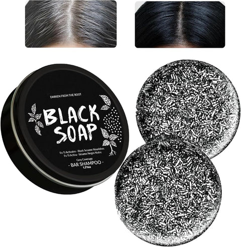 Gray Hair Reverse Bar Soap,Natural Gray Coverage for All Hair Types - Personal Care