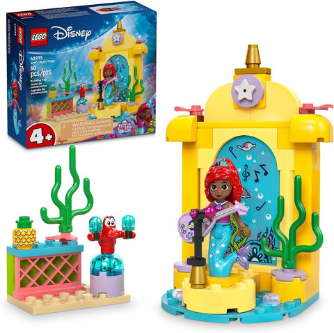 LEGO Disney Princess Ariel's Music Stage Building Toys - Pretend Play Little Mermaid Toys for Girls & Boys, Ages 4+ Years - Gift Ideas for Kids - 43235