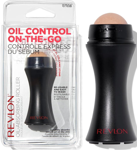 Revlon Oil-Absorbing Volcanic Face Roller, Black, 1 Count