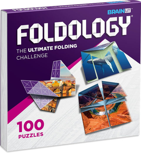 FOLDOLOGY - Origami Puzzle Game, Brain Teasers for Kids & Adults, Ages 10+