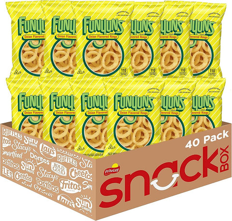 Funyuns Onion Flavored Rings, Original, 0.75 Ounce (Pack of 40)