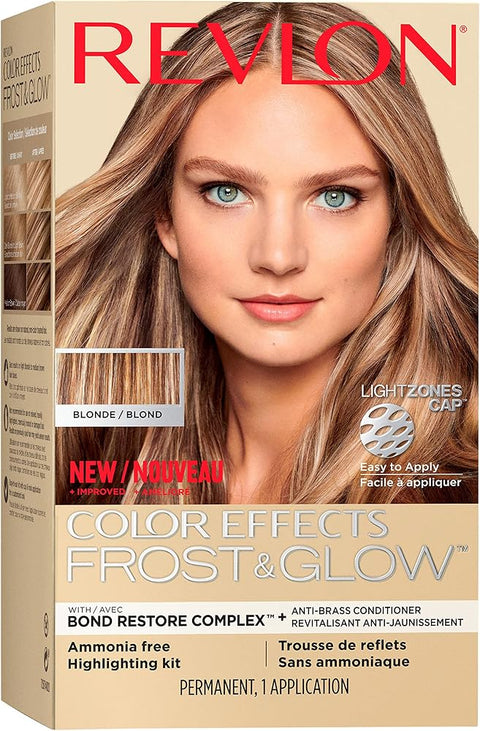 Revlon Color Effects Frost and Glow Hair Highlight Kit, 20 Blonde, 1 Pack