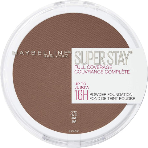 Maybelline Super Stay Full Coverage Powder Foundation Matte Creamy - Face Makeup for All Skin Types, 16HR Long-Lasting Wear, Extensive Shade Range (400ml) - Beauty - Cosmetics