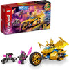 LEGO NINJAGO Jay's Golden Dragon Set, 71768 Toy Motorcycle with Dragon, Spider Figure and Jay Minifigure, Birthday Gift Idea for Kids 7 Plus