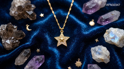 North Star Pave Necklace.