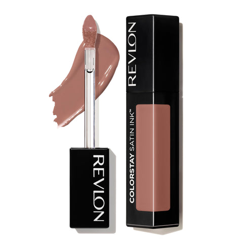 Revlon ColorStay Satin Ink Lipstick, 001 Your Go-To, 0.17 fl oz