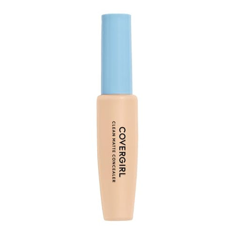 Covergirl Clean Matte Concealer, Oil-Free, Lightweight Formula, Blendable, Natural-Looking Coverage, 100% Cruelty-Free - Personal Care