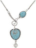 BIG TOP DEALS USA Turquoise Jewelry Exotic Shape Pendant Vintage Necklace for Women – Hand - Image 5