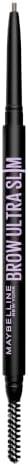 Maybelline Express Brow Ultra Slim Eyebrow Makeup, Brow Pencil with Precision Tip and Spoolie for Defined Eyebrows, Soft Brown 255, 1 Count