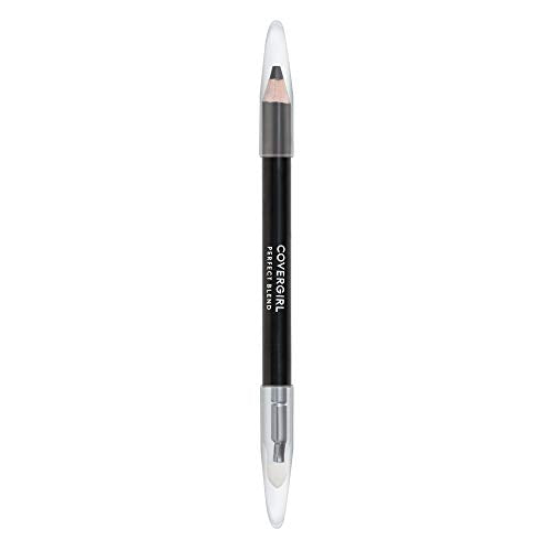 COVERGIRL Perfect Blend Eyeliner Pencil - Basic Black, Blending Tip for Precise or Smudged Look, Water-Resistant Formula