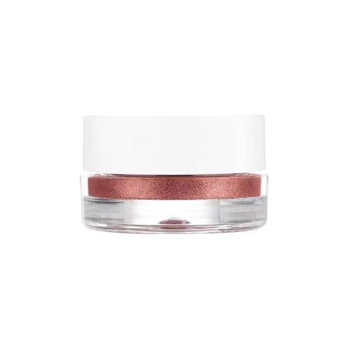 Flower BEAUTY By Drew Barrymore Chrome Crush Eyeshadow - Gel Powder + Buildable Formula - Shimmer + Glitter - Eyeshadow Topper (Amber) - Personal Care