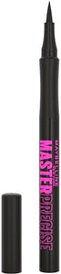 Maybelline Eyestudio Master Precise All Day Waterproof Liquid Eyeliner Makeup, Black, 1 Count (Packaging May Vary)
