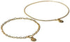 Charming Charlie 2-Layered Toggle Link Gold Necklace for Women: Embrace Simplicity with Fr - Image 3