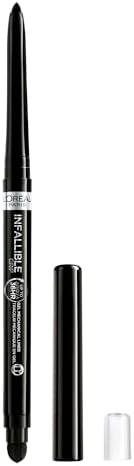 L'Oreal Paris Infallible Grip Mechanical Gel Eyeliner Pencil, Smudge-Resistant, Waterproof Eye Makeup with Up to 36HR Wear, Intense Black, 0.01 Oz - Personal Care