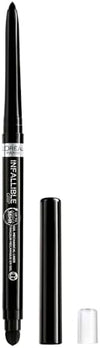 L'Oreal Paris Infallible Grip Mechanical Gel Eyeliner Pencil, Smudge-Resistant, Waterproof Eye Makeup with Up to 36HR Wear, Intense Black, 0.01 Oz - Personal Care