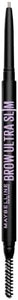 Maybelline Express Brow Ultra Slim Eyebrow Makeup, Brow Pencil with Precision Tip and Spoolie for Defined Eyebrows, Taupe (Packaging May Vary)
