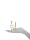 Revlon Gold Series Slant and Point Tip Tweezer, Titanium Coated for Maximum Durability